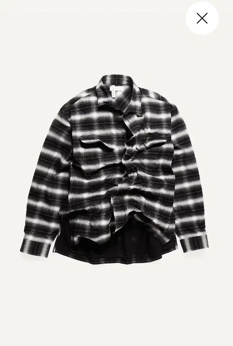 H M グレンマーティンズ フォイル フランネル シャツ