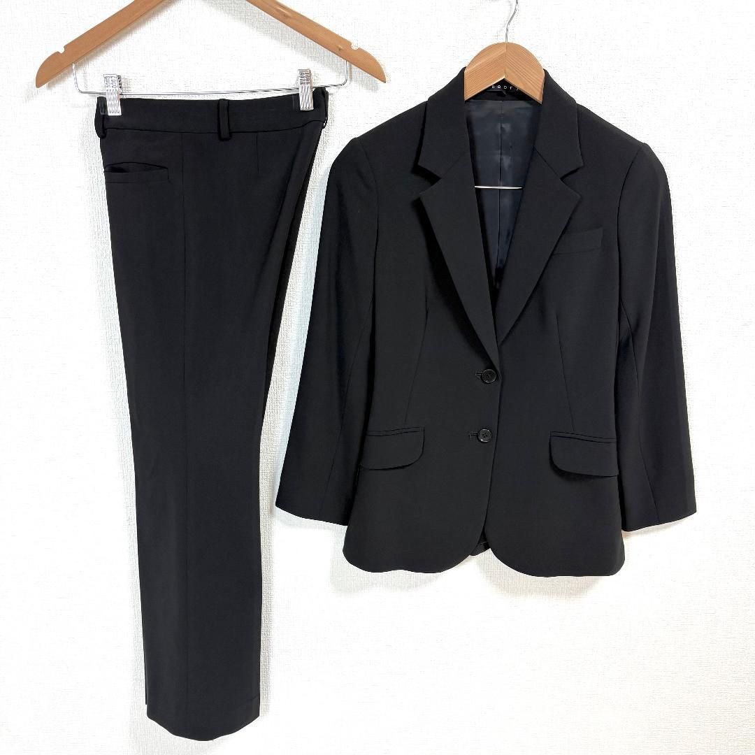 【美品】Theory ストレッチパンツ/ジャケット セットアップ 黒 美品】 theory ストレッチパンツスーツセットアップ 上0下XO 黒 - メルカリ
