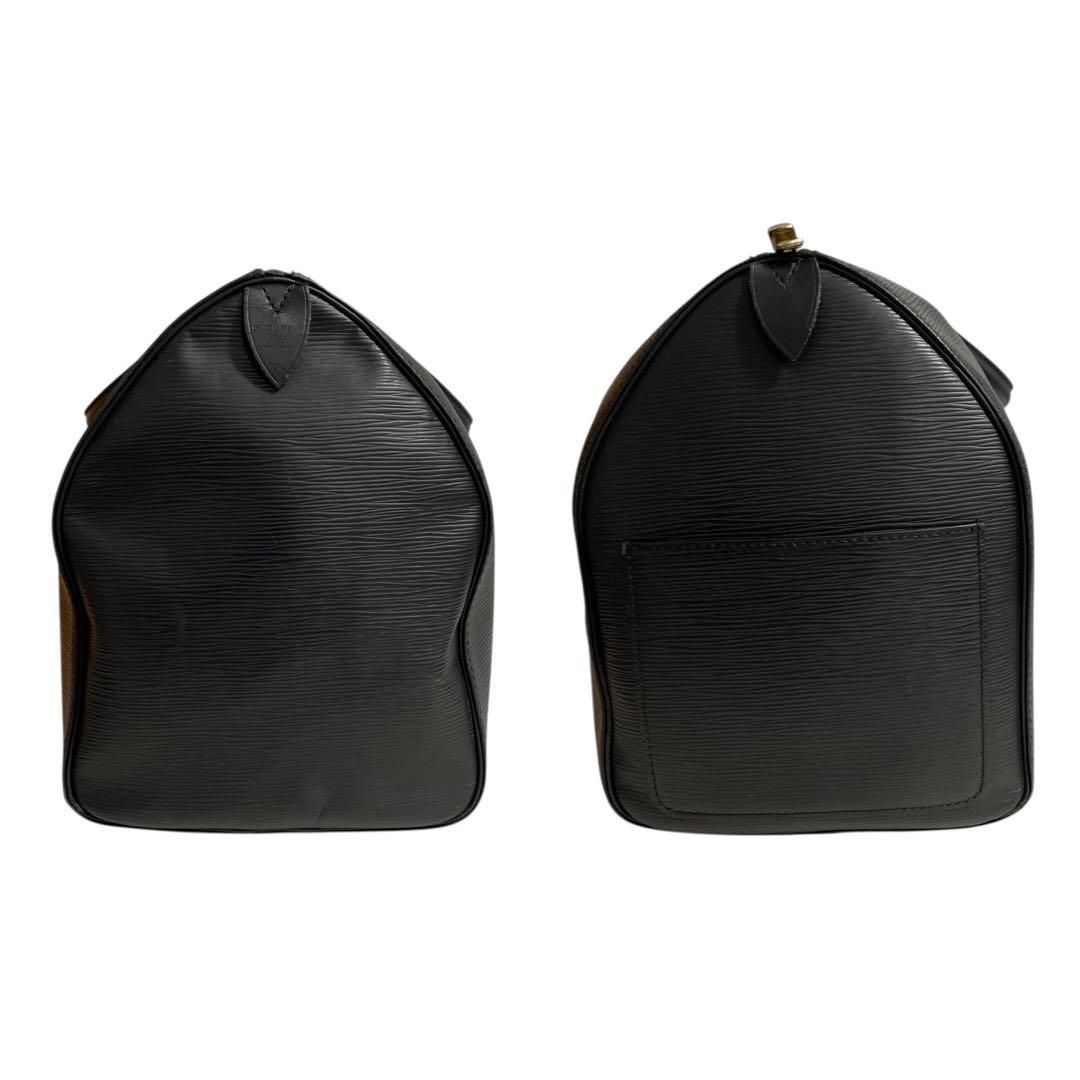 ルイヴィトン エピ キーポル45 ボストンバッグ 黒 ブラック 大容量