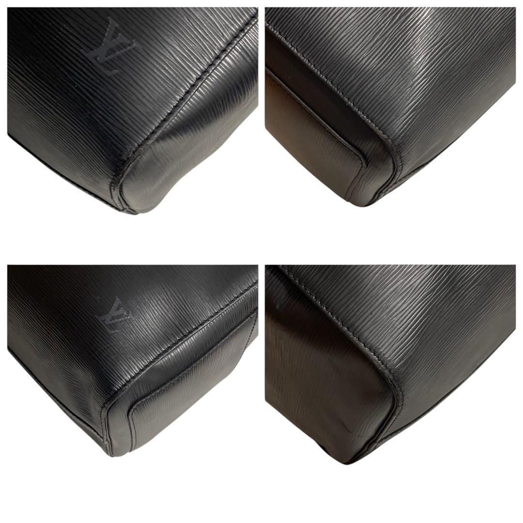 ルイヴィトン エピ キーポル45 ボストンバッグ 黒 ブラック 大容量