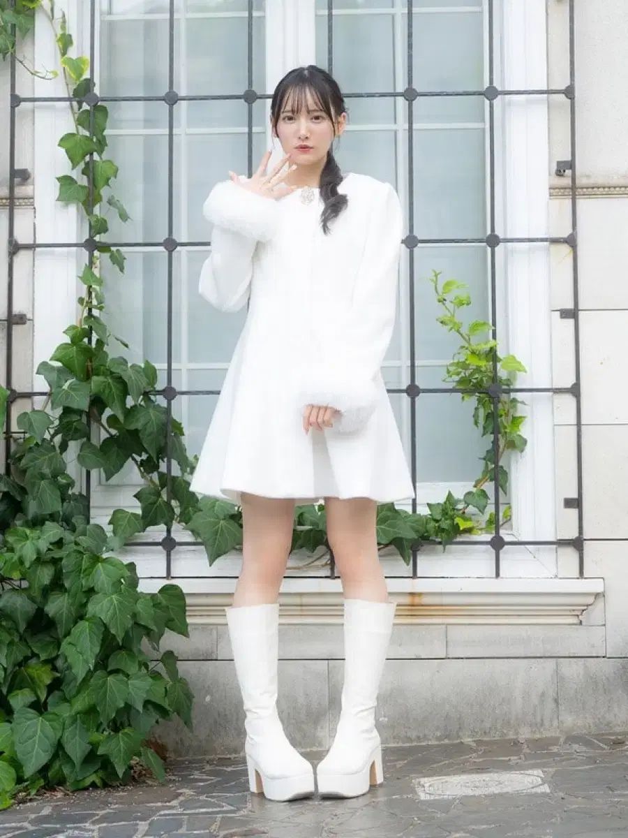 EBLIN Bijou コート 白 M 2024年 バージョン