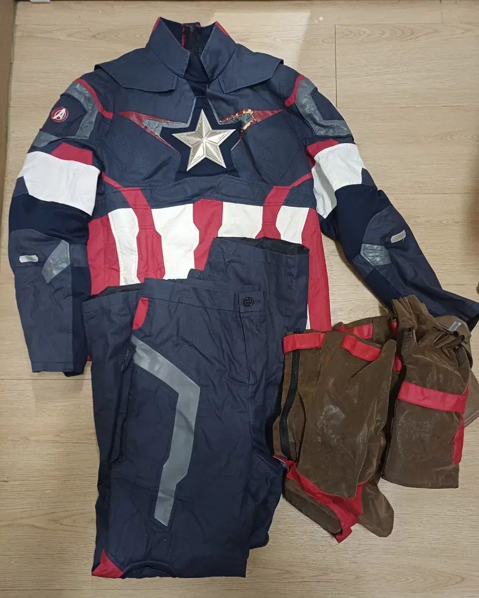 マーベル アベンジャーズ キャプテン アメリカ コスチューム フルセット ご希望のお取引
