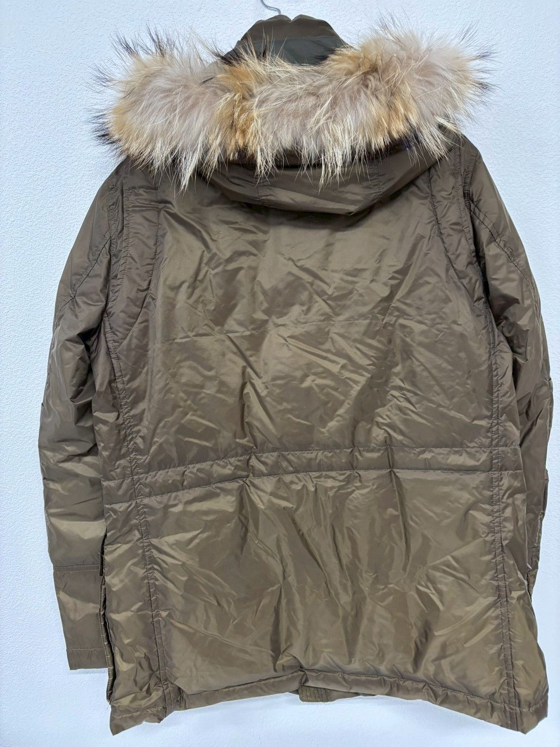 theory セオリー ダウンジャケット ファー付き カーキ 38 ダウン90