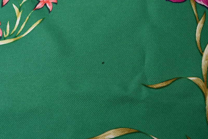エルメス スカーフ HERMES カレ90 シルクツイル 花咲く馬 H.d'Origny
