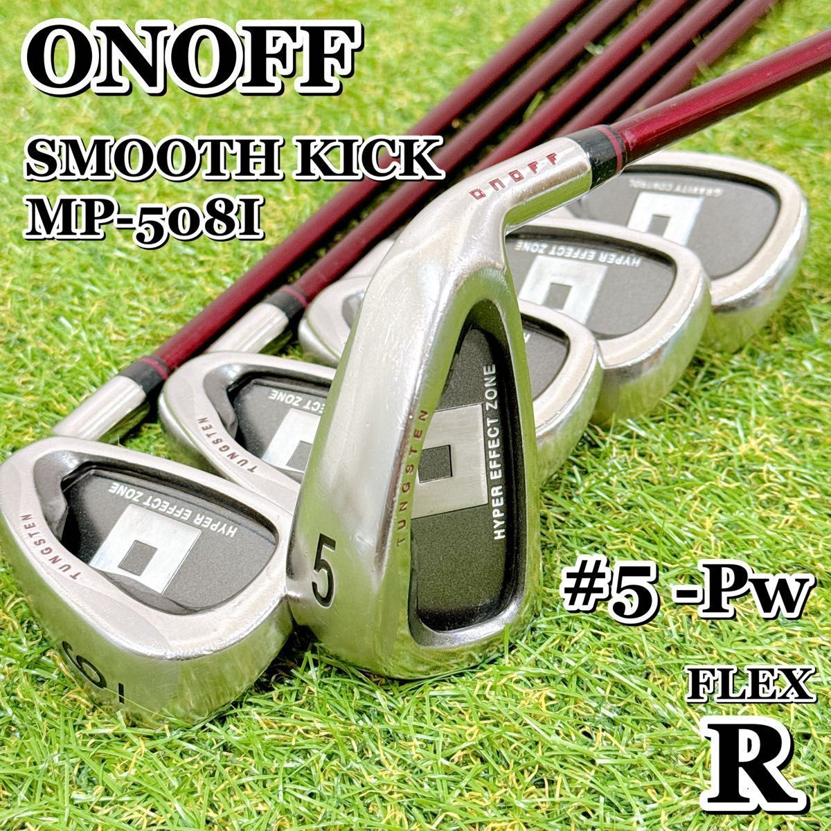 ONOFF オノフ SMOOTH KICK MP 508 I アイアンセット 6本 カーボン フレックスR 男性 右利き K 282