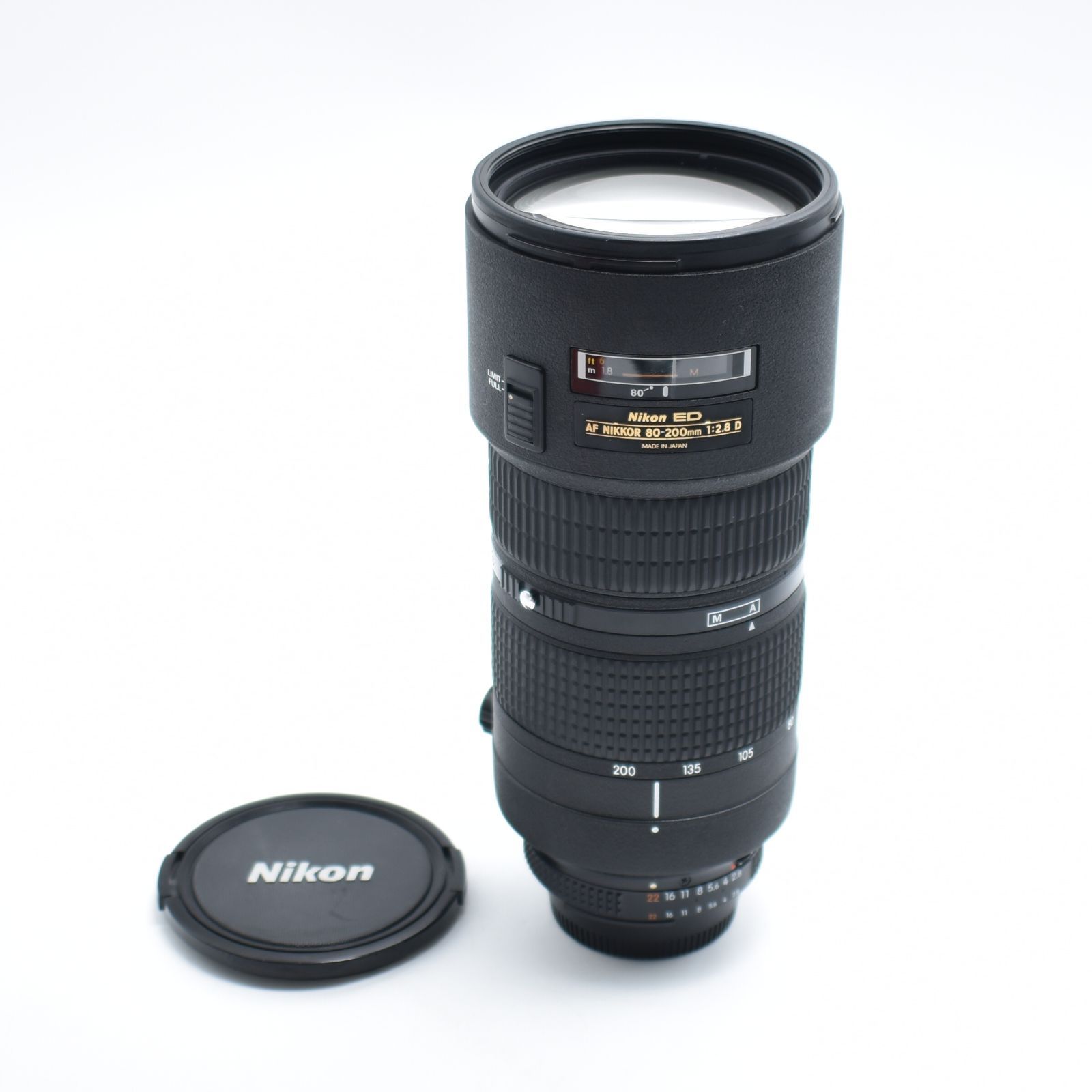 B 10614 Nikon 望遠ズームレンズ Ai AF Zoom Nikkor ED 80-200 mm f|2.8 D フルサイズ対応
