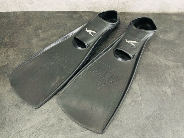 ダイビング フィン ブーツ 27 セット GULL ガル MEW ミュー XLサイズ ブラック スキューバー マリンスポーツ 515307
