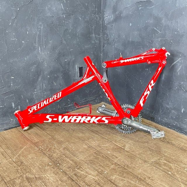 SPECIALIZED S-WORKS FSR M5 DIATECH Bicycle MTB Frame [Used] Specialized OCTALINK FSA Carbon Pro Red/515276
