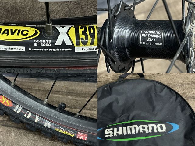 ホイール 前後セット 【中古】MAVIC マビック X139 559×19 S-6000