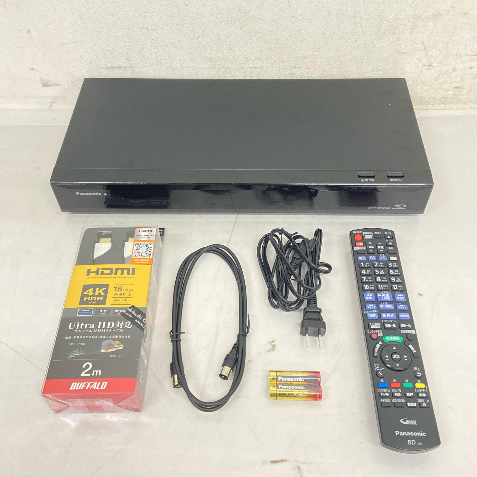 Panasonic パナソニック ブルーレイ ディスクレコーダー DMR BRX 2020 レコーダー 通⚪︎