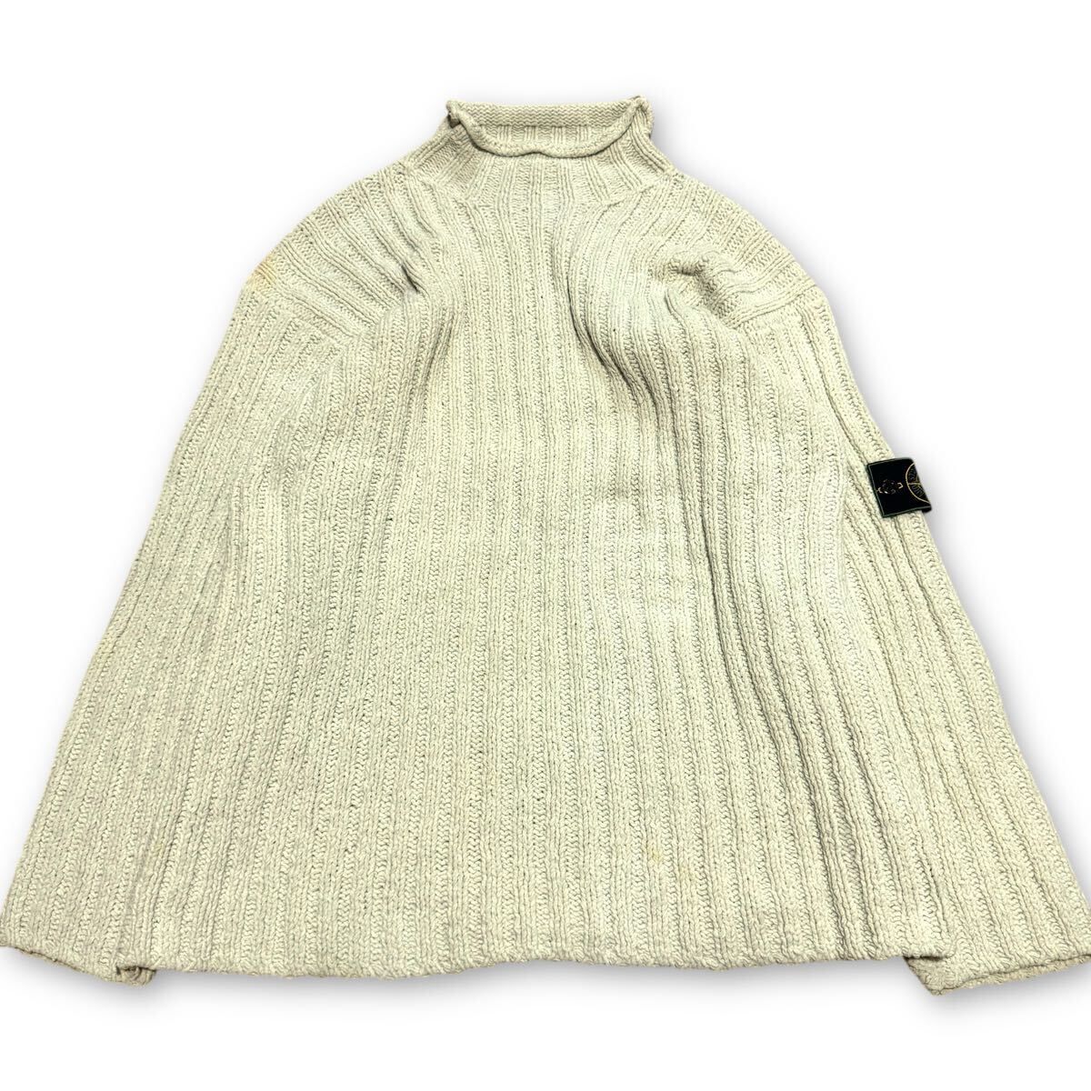 ストーンアイランド　グリーンエッジ　90s ワッペンなし STONE ISLAND(ストーンアイランド) / 90s/グリーンエッジ/ニット
