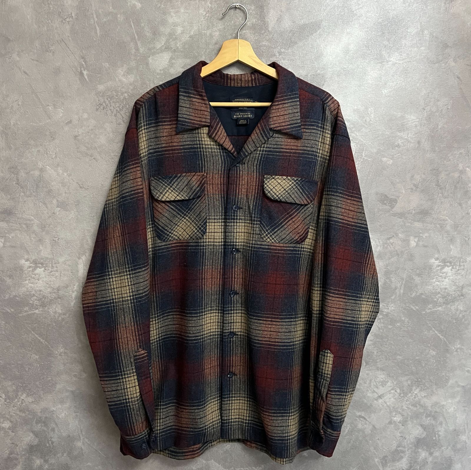 90s PENDLETON THE ORIGINAL BOARD SHIRT ウールボードシャツ