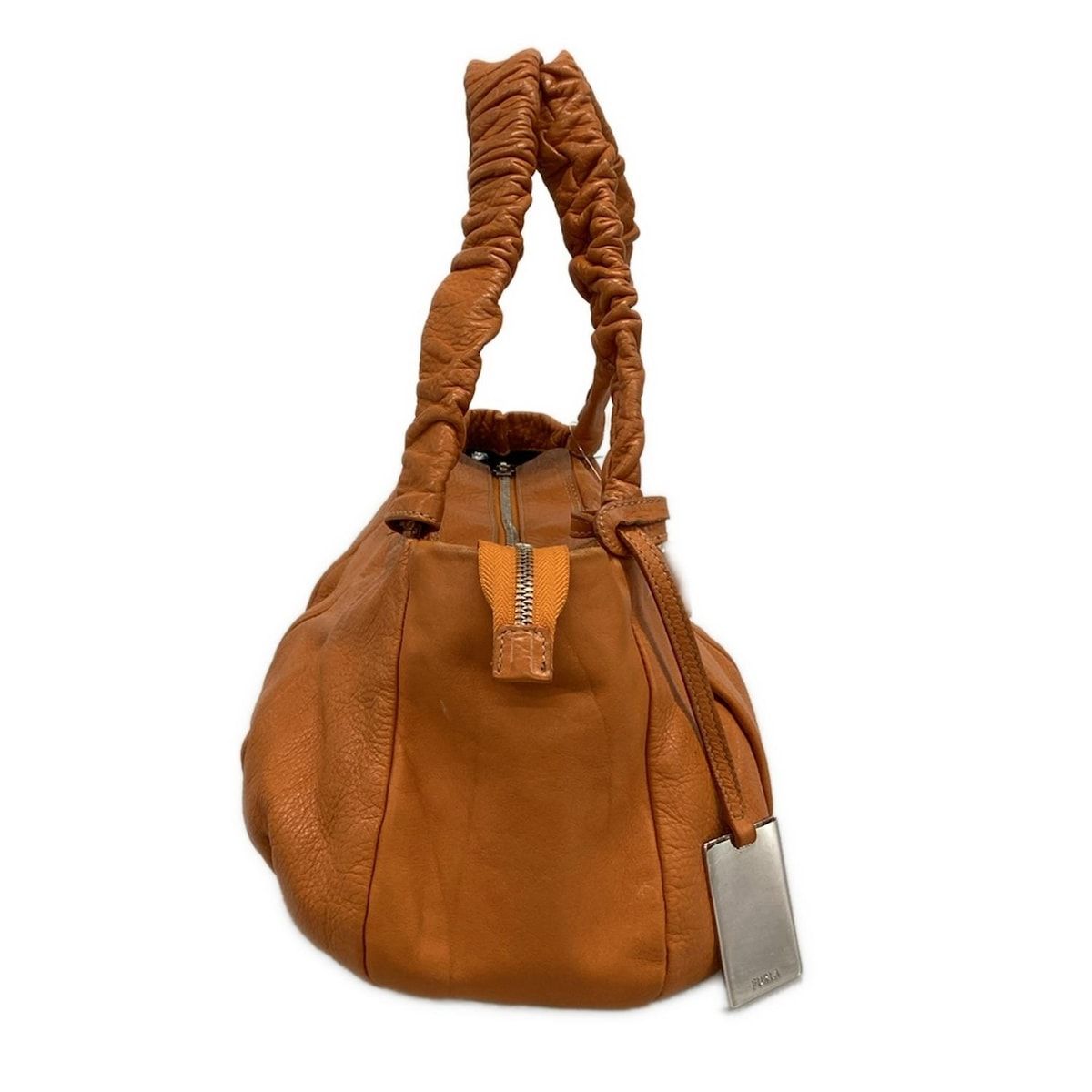 FURLA(フルラ) ショルダーバッグ - 卸売 オレンジ レザー FURLA