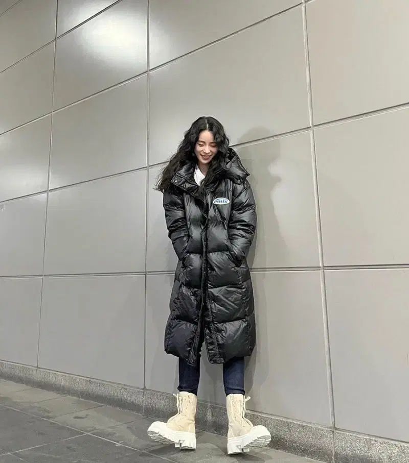 EMIS エミス ダウンジャケット ロング丈 ダウン ダック ロング丈 The