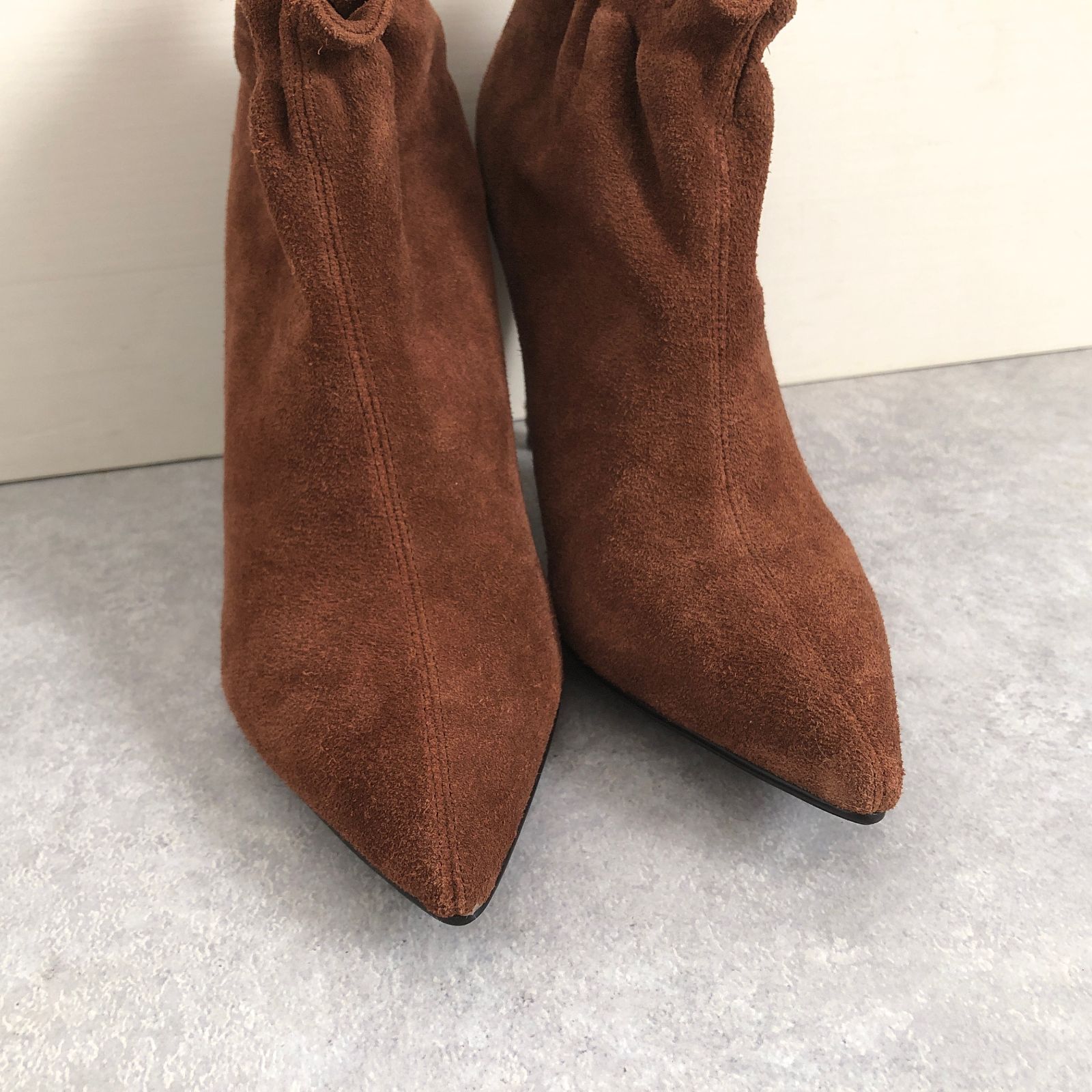 定価2.6万 GRACE 4ギャザー ショートブーツ グレースコンチネンタル