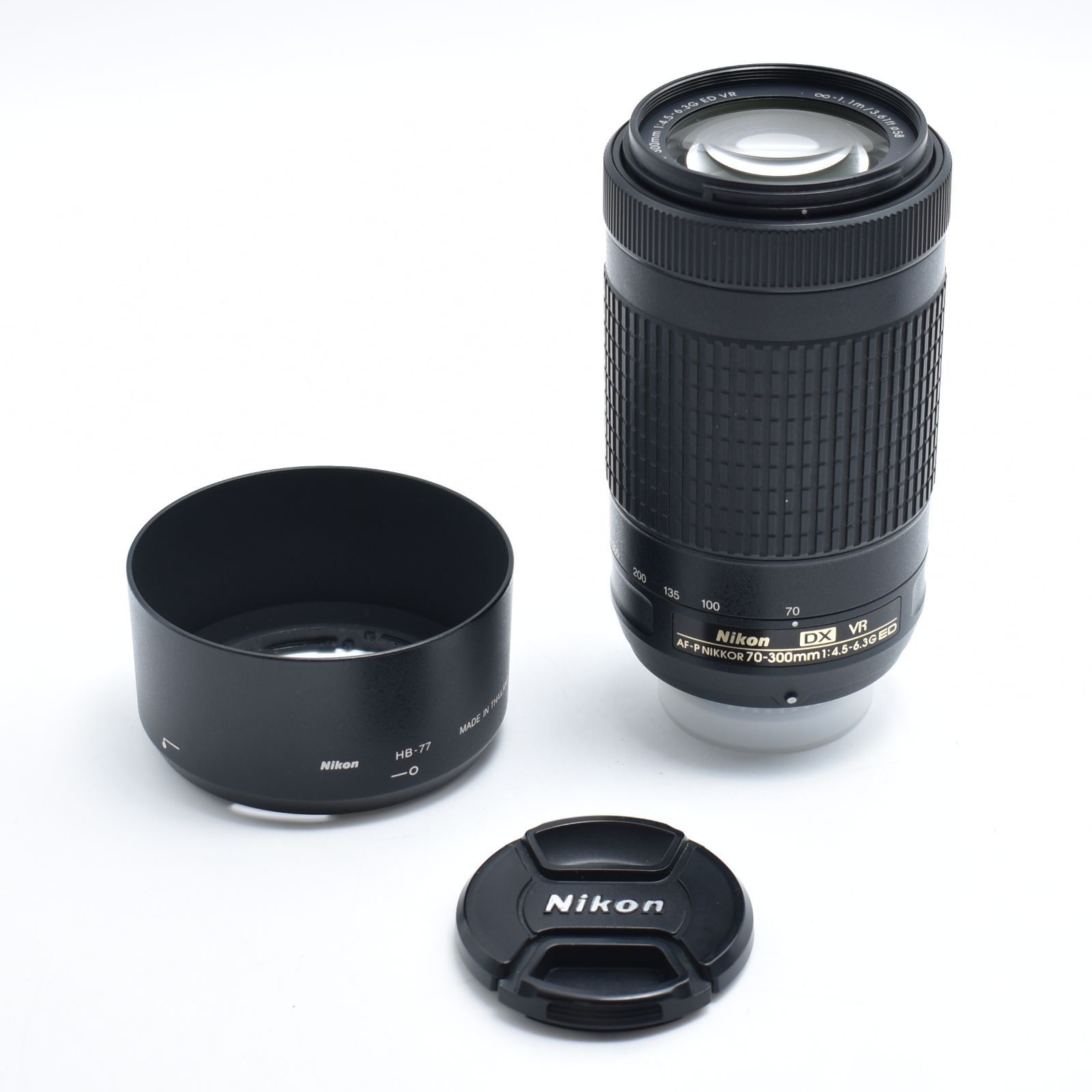 B 10612 Nikon AF P DX NIKKOR 70 300 mm f 4 5 6 3 G ED VR レンズ DSLRカメラ用