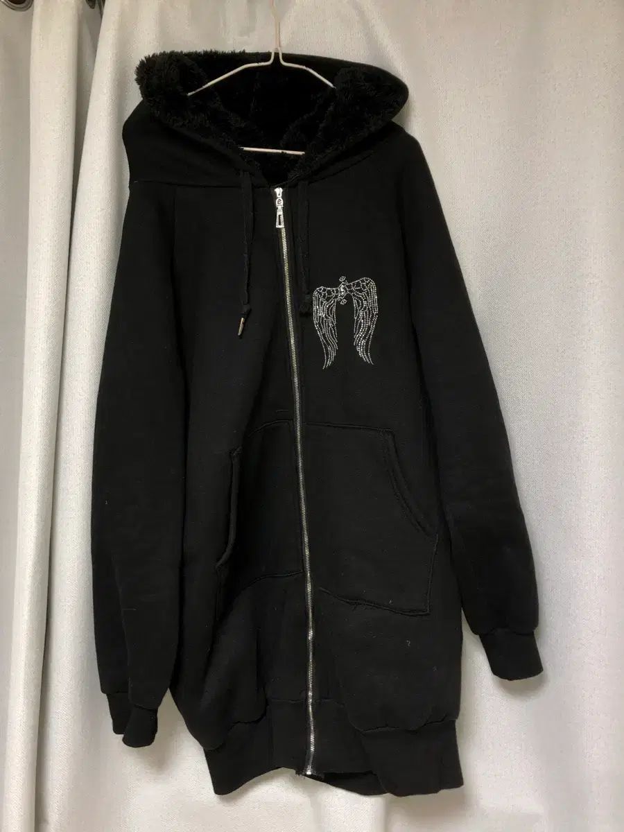 ヴィンテージ パンク フリル キュービック ジップアップ フーディー