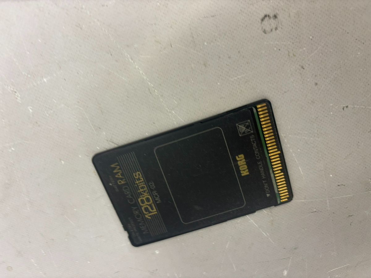 KORG MCR 02 12 Bit RAMカード 動作品 本体のみ 拡張メモリ 音源 サンプラー用 コルグ z 2437