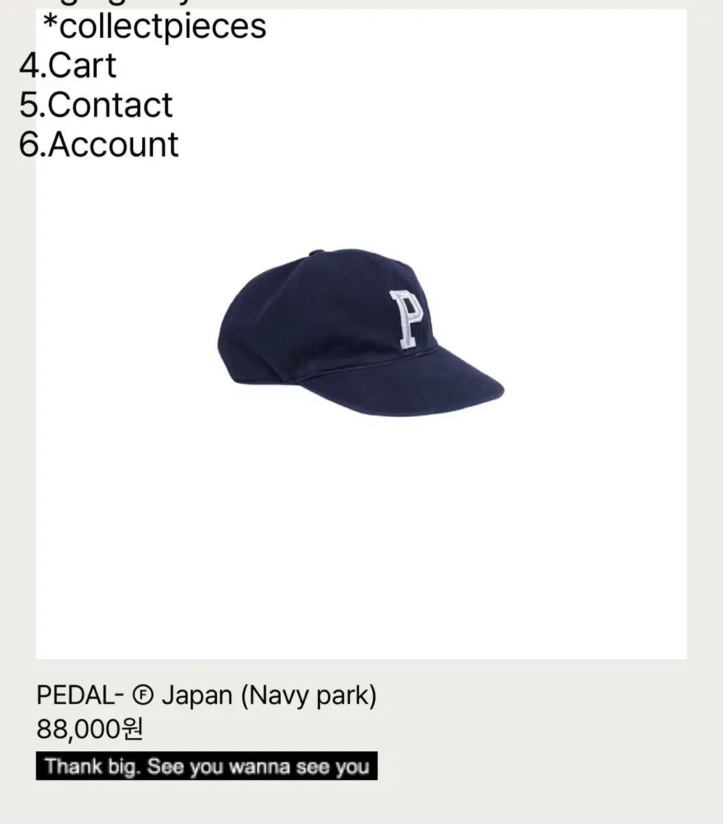 テフストア tefstores PEDAL ネイビー ベースボールキャップ m