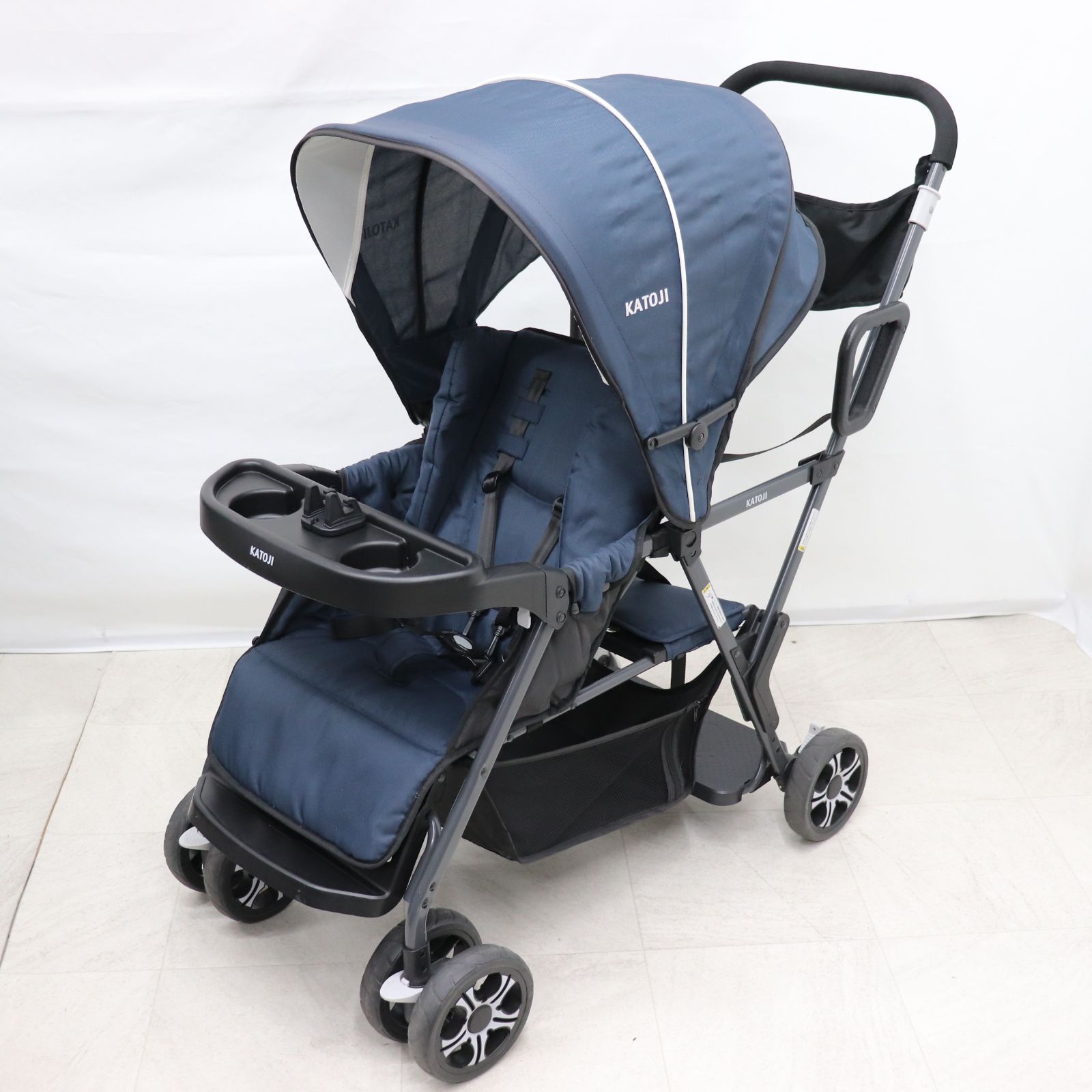・*!様 KATOJI２人でGO ベビーカー ネイビー ベビーカー 二人でゴー（ネイビー）」について｜カトージの商品