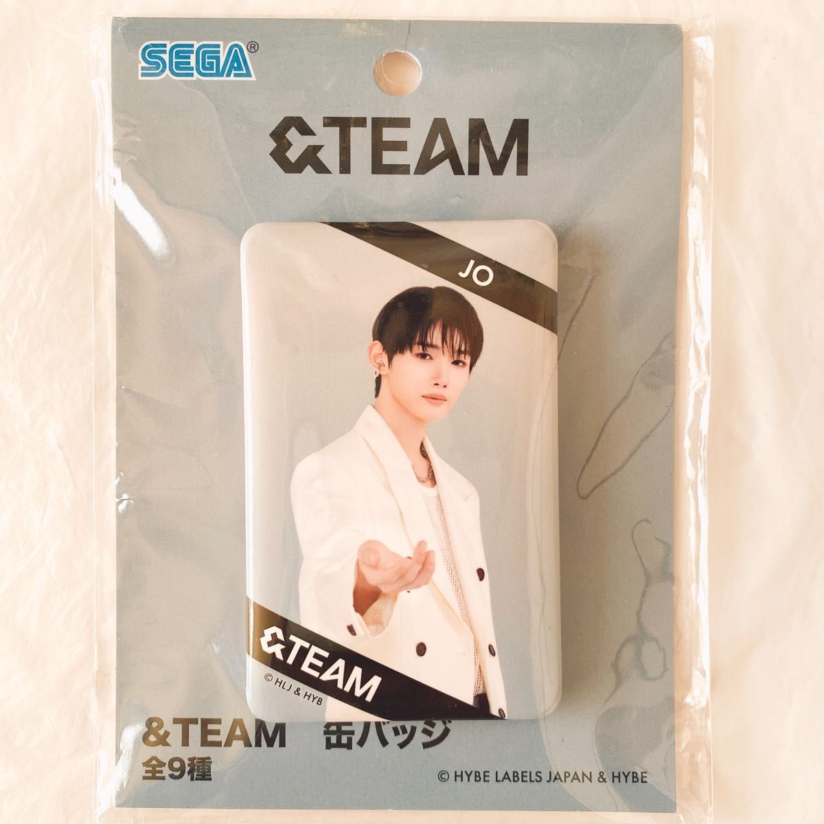 【未開封品】&TEAM JO アクリルスタンド &TEAM アクリルスタンド クリアスタンド JO ジョウ ジョー 缶バッジ 缶