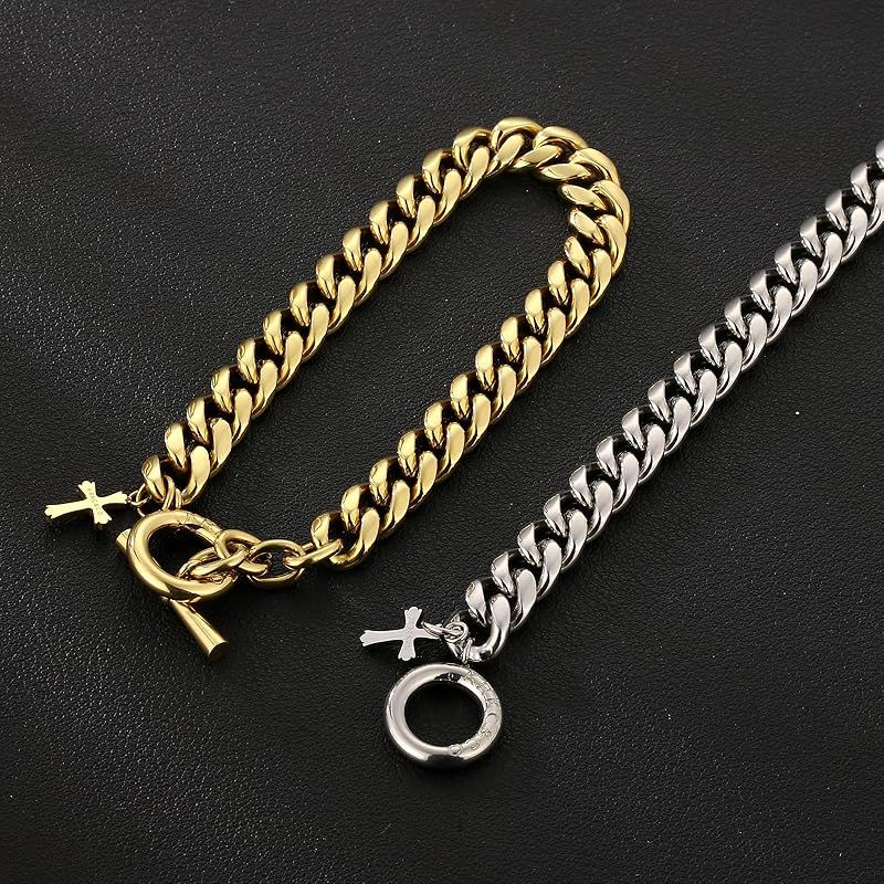 KRKC&CO ゴールド チェーンネックレス・ブレスレット セット 新品】 KRKC&CO ブレスレット メンズ 喜平チェーン マンテル