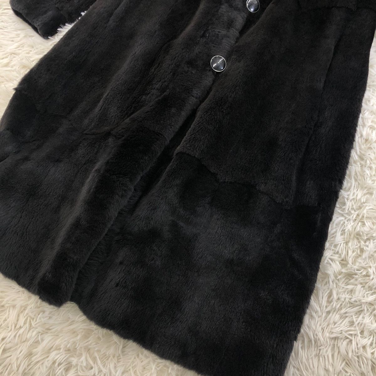 総丈115cm リバーシブル ファーコート シェアードミンク ミンクコート