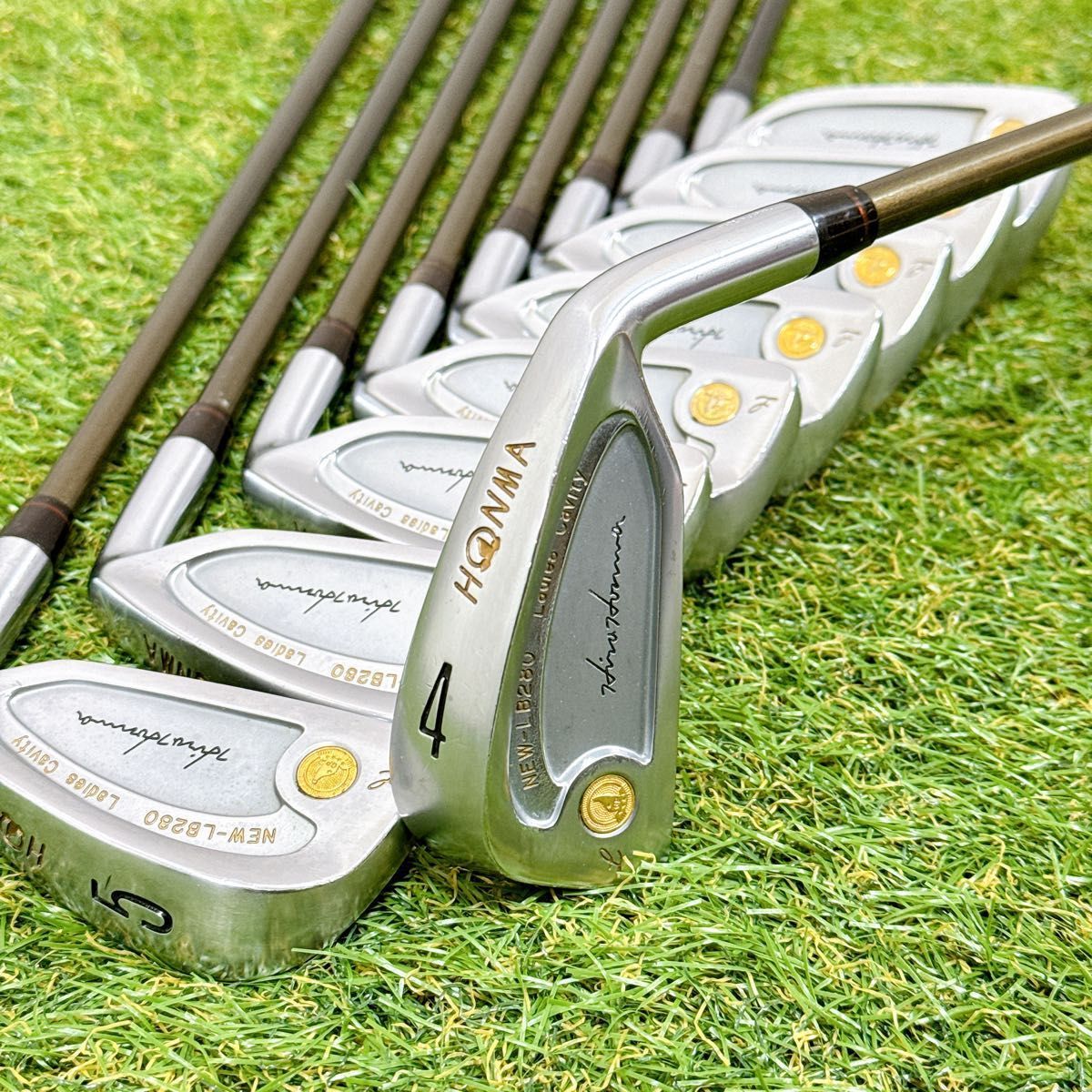 最高級 HONMA NEW-LB280 K24 レディースアイアン10本 4S HONMA ホンマ 本間ゴルフ NEW-LB280 アイアンセット 9本 カーボン