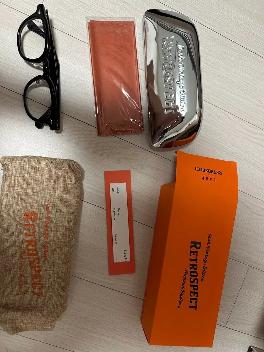 ラッシュ クリフト ウェリントン メガネ ブラック サイズ 48