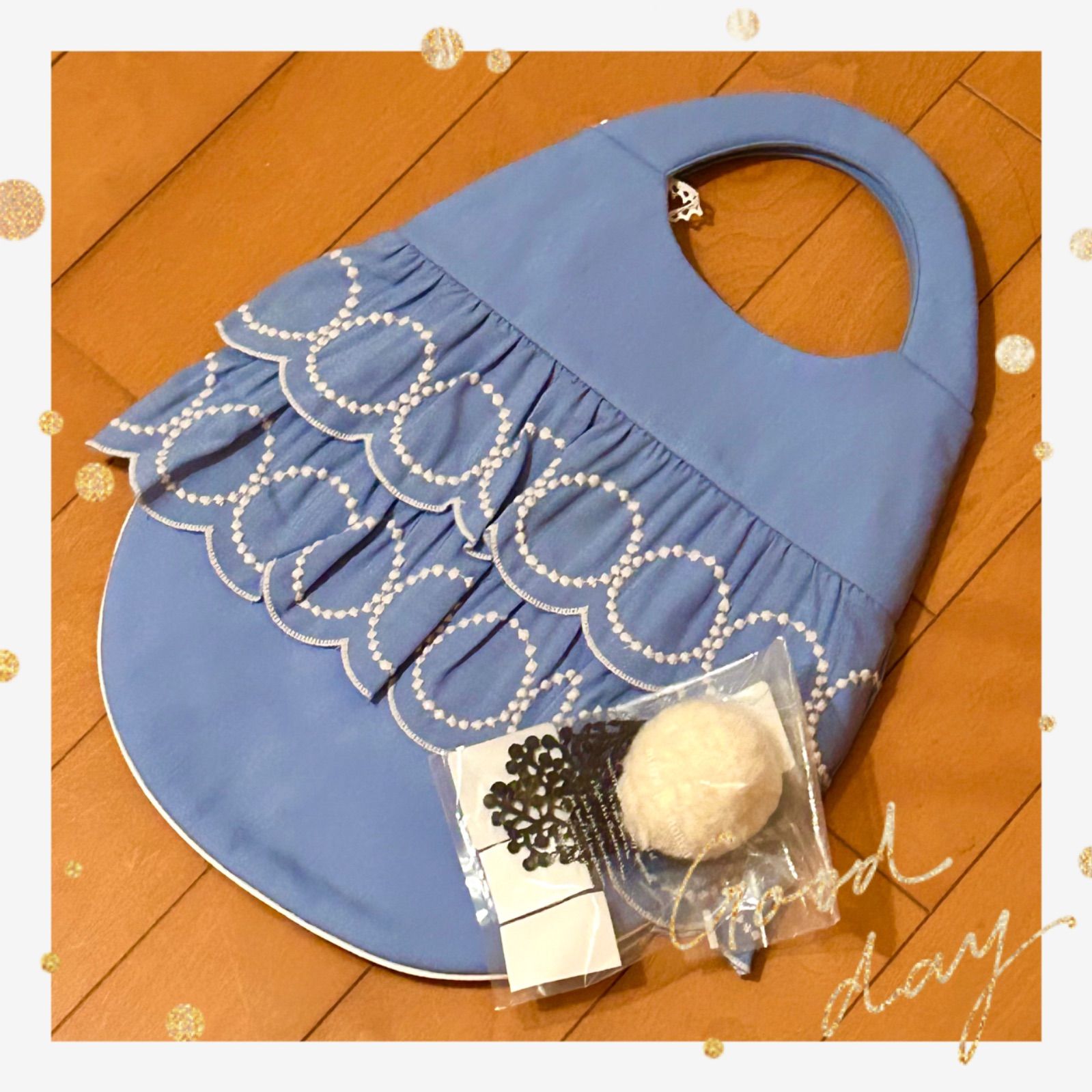 ミナペルホネン tambourine エッグバッグ&ブローチ セット ⚮ - メルカリ