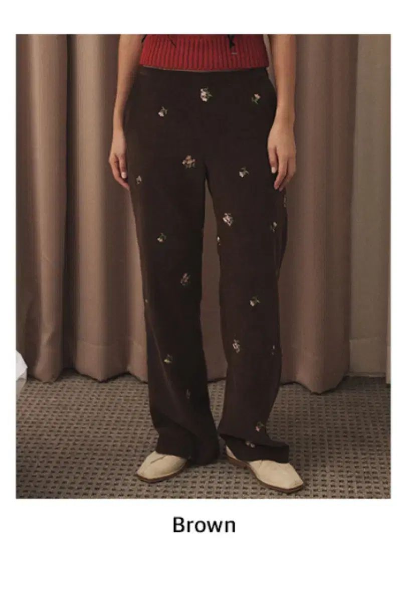 ホークスフォークス ヴィンテージ パンツ ブラウン