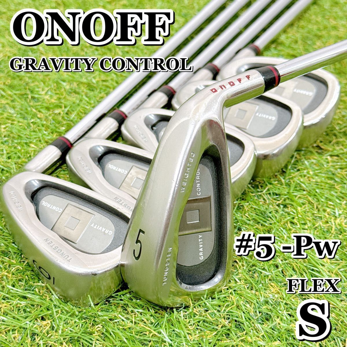 ONOFF オノフ DAIWA グローブライド アイアンセット 6本 スチール フレックスS 男性 右利き MP-506 I K 288