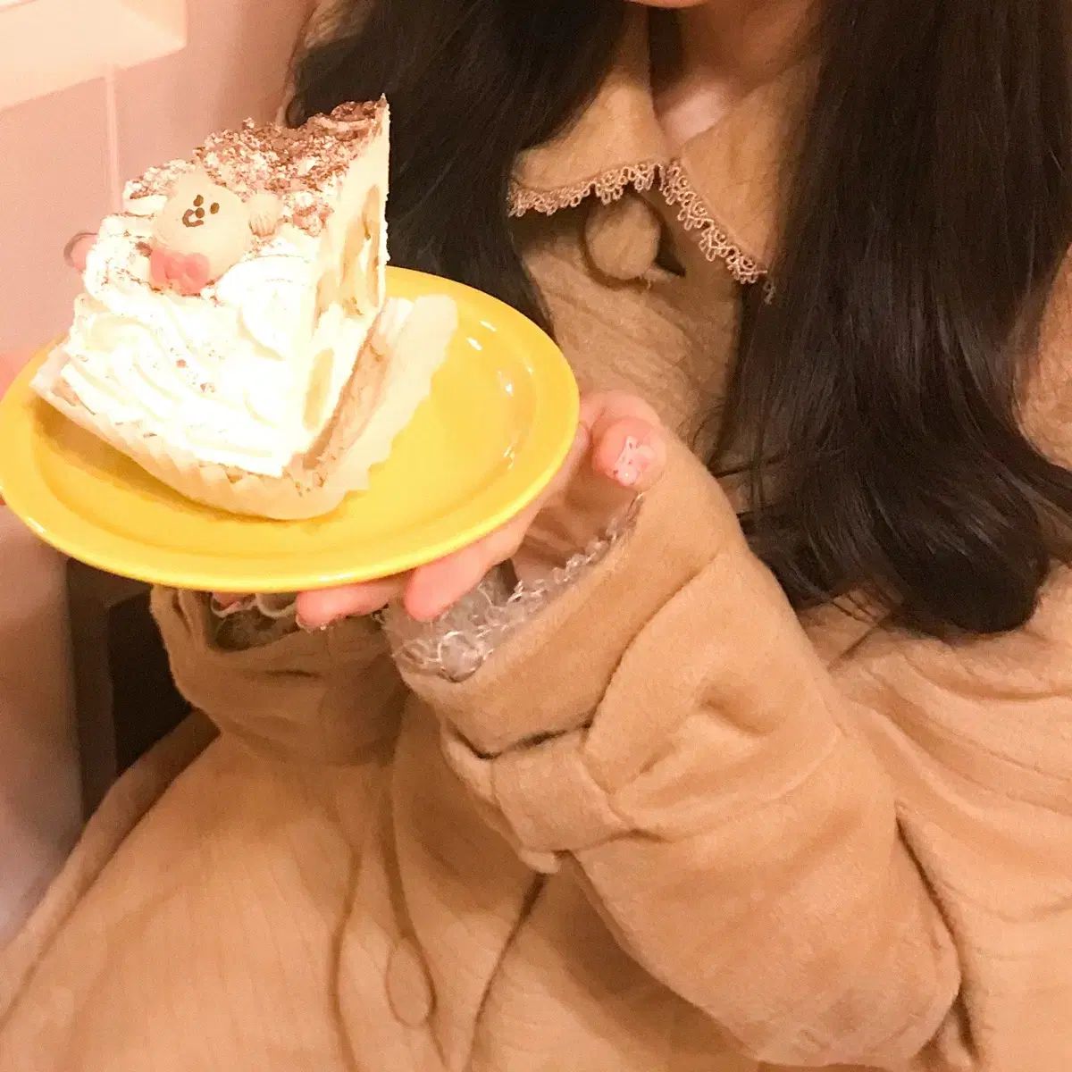 ヴィンテージ ラテ リボン コート 姫ギャル ロギャル 姫カジュアル リズリサ風 くま