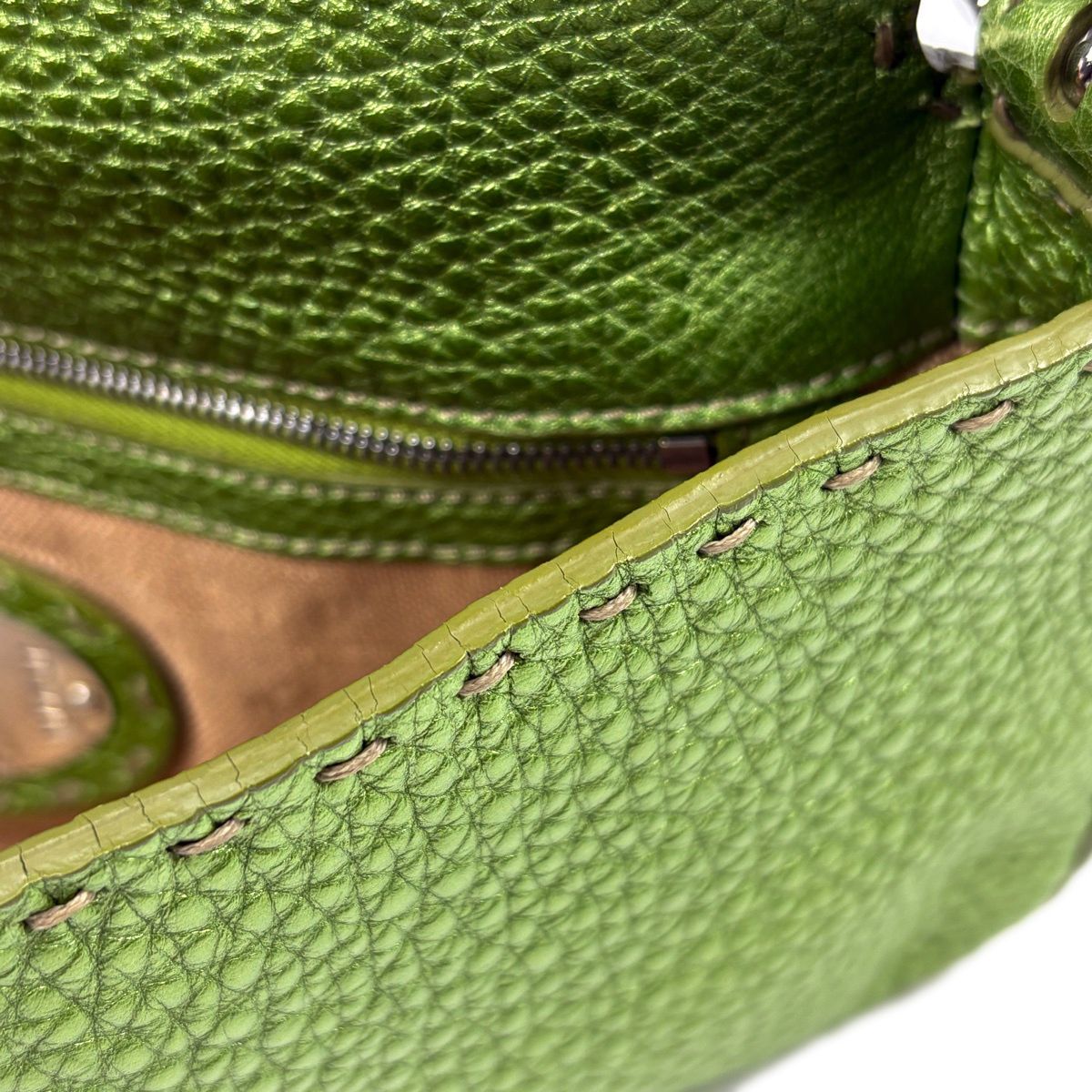 フェンディ FENDI セレリア マンマバケット ハンドバッグ ズッカロゴ