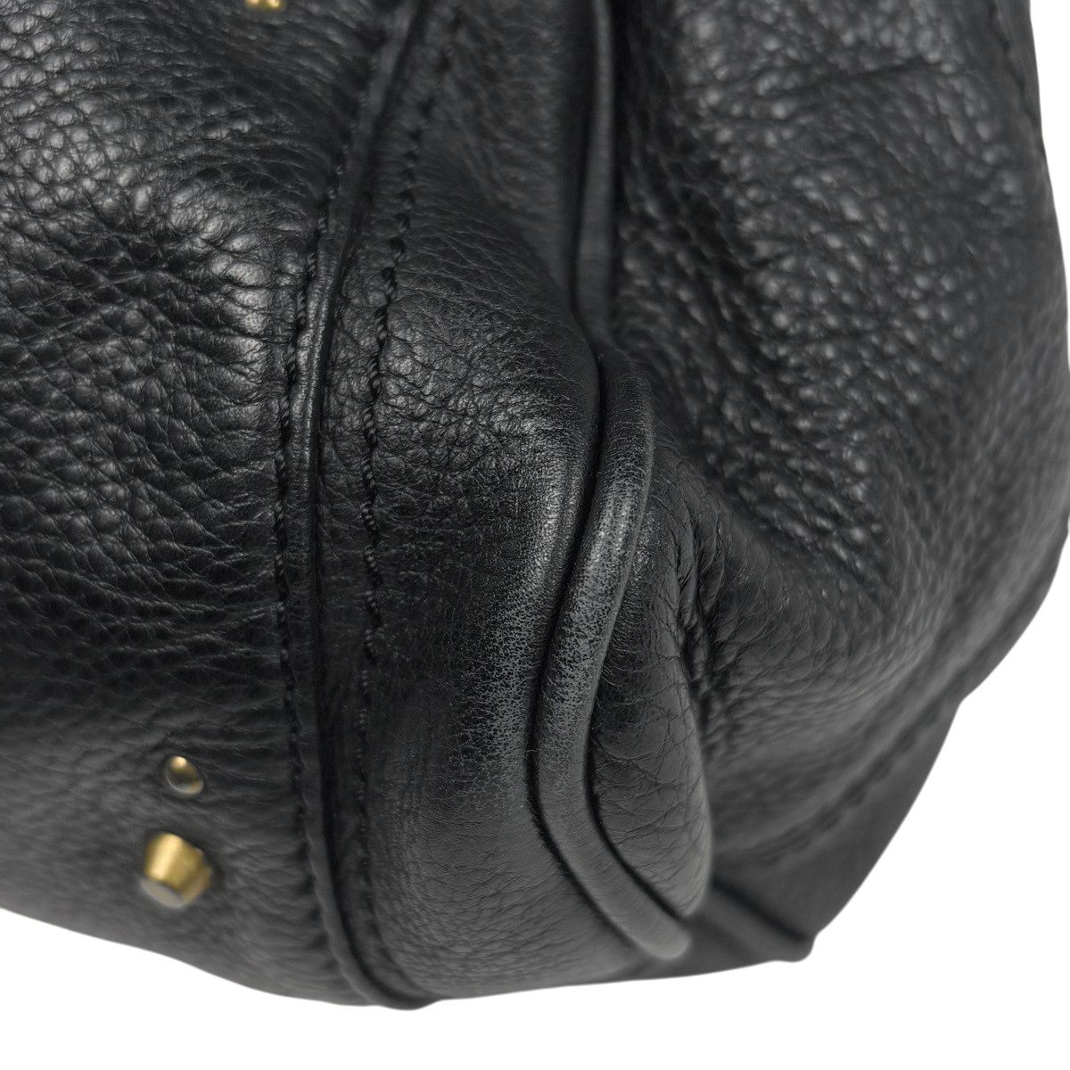 Chloé ブラックレザー ハンドバッグ　パディントン Chloe パディントン