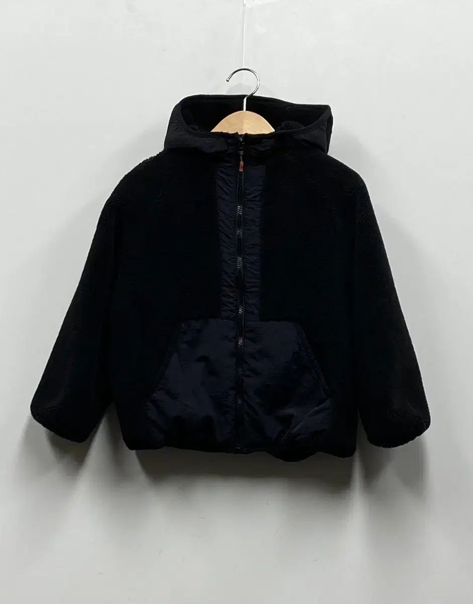 ZARA ザラ フード - ブラック 黒 ⁄ ジャパン ファー ボア s アウター 