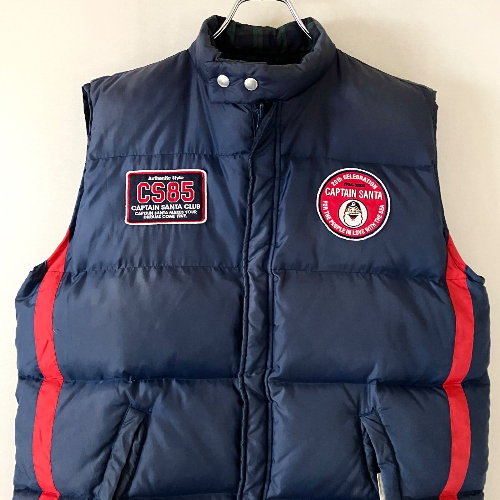 キャプテンサンタ☆リバーシブルダウンベスト/ダウン90%☆CAPTAIN