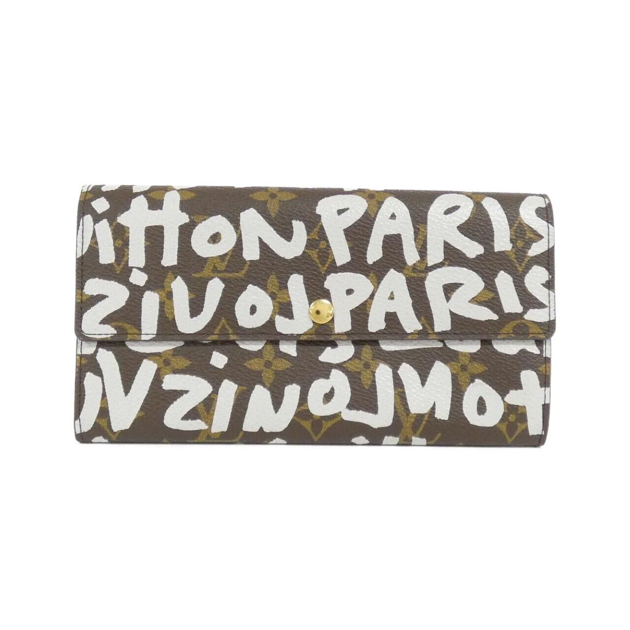 ルイヴィトン モノグラム グラフィティ ポルト モネ クレディ M 92189 財布