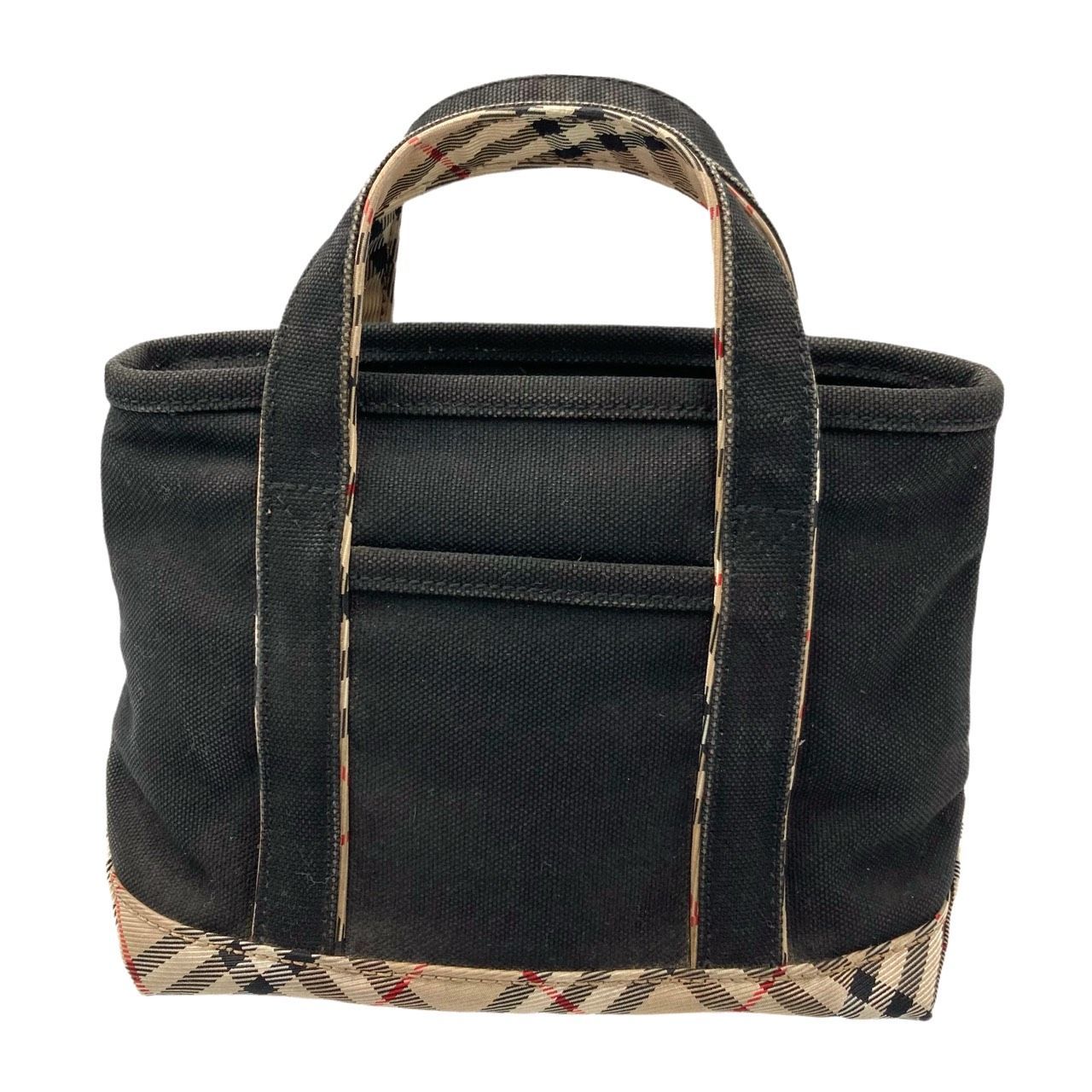 レディース 希少 Burberry バーバリー ハンドバッグ ブラック 黒 ノバ 