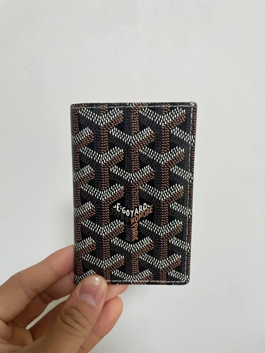 |フルセット ゴヤール サンピエール カードウォレット ブラックタン