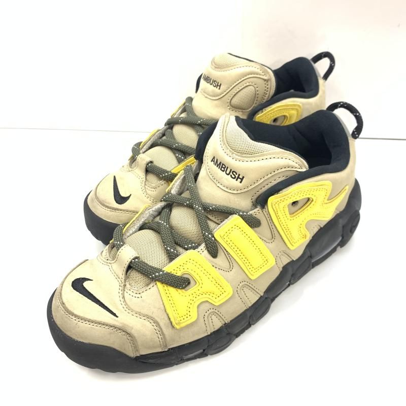 AMBUSH×NIKE AIR MORE UO TEMPO LOW Vivid Sulfur and Limestone 28 cm FB 1299-200 アンブッシュ ナイキ 92
