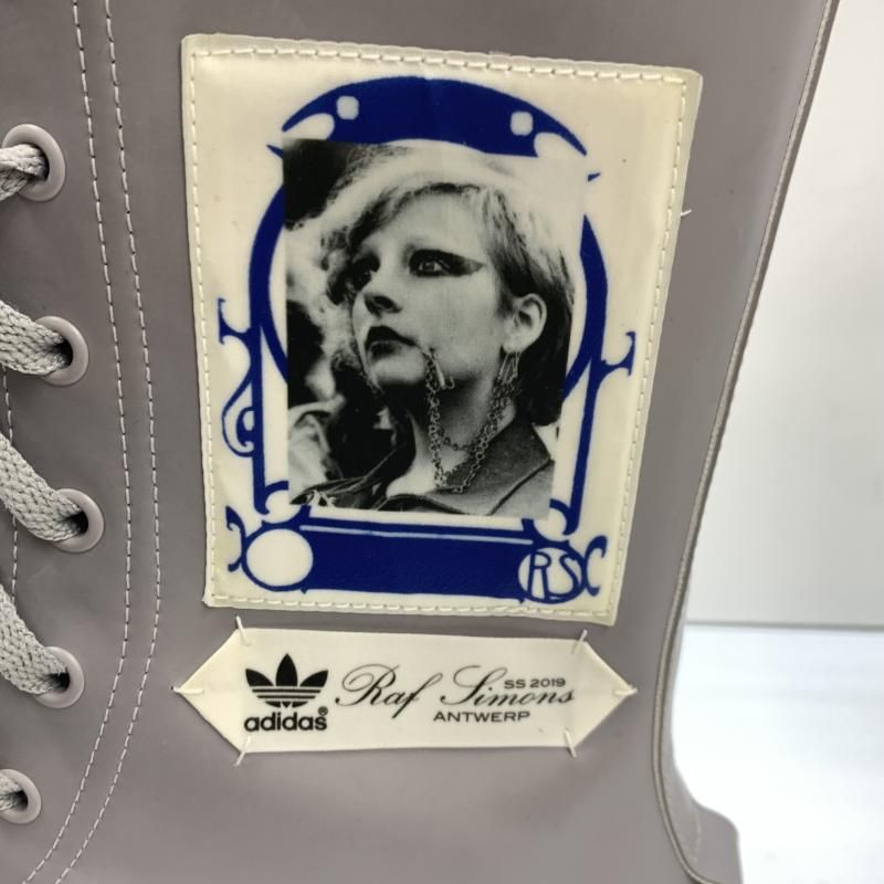  adidas RAF SIMONS 19 SS DETROIT HIGH ハイカットスニーカー 28 cm グレー EE 7942 アディダス ラフシモンズ 92 その他 靴