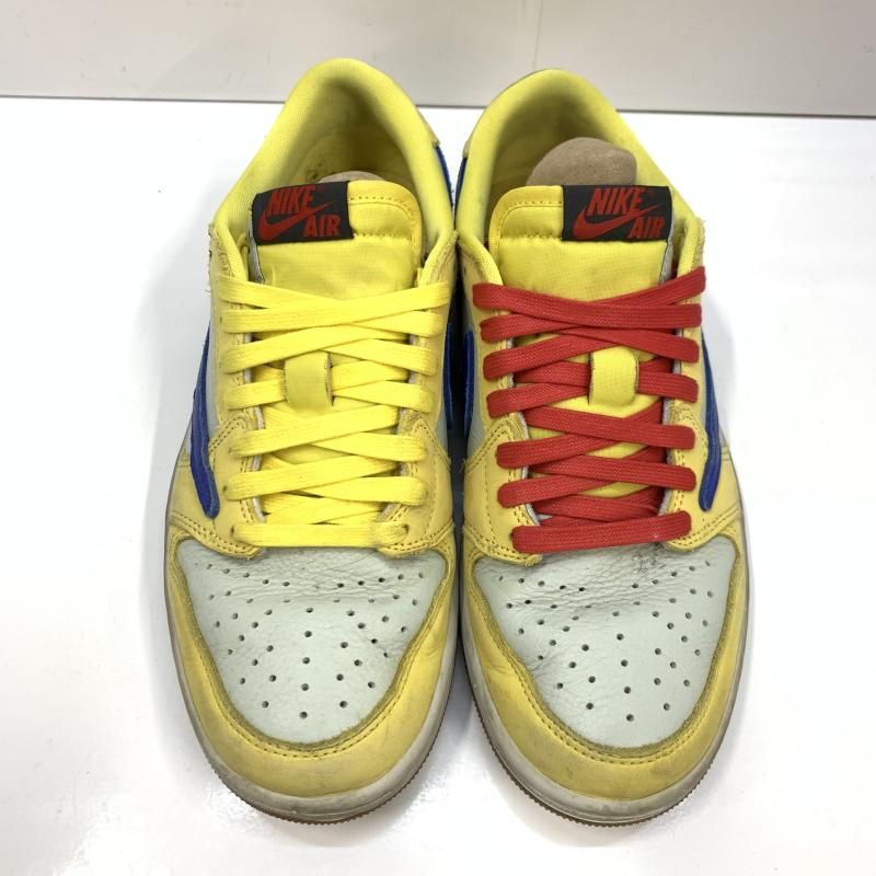 Travis Scott NIKE WOMEN S AIR JORDAN 1 Retro Low OG Canary 26 cm DZ 4137 700 トラヴィススコット ナイキ 92