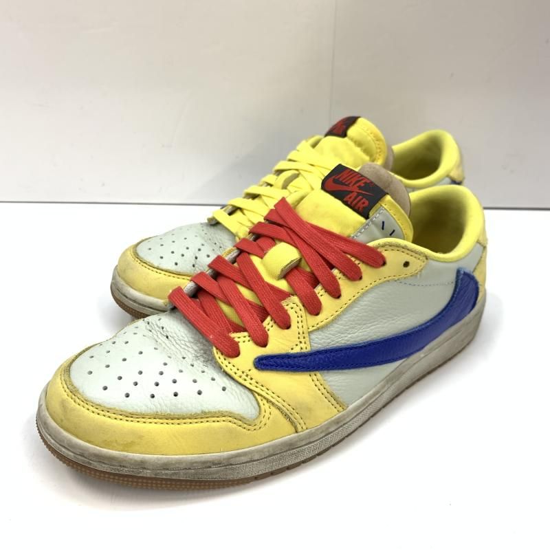 Travis Scott NIKE WOMEN S AIR JORDAN 1 Retro Low OG Canary 26 cm DZ 4137 700 トラヴィススコット ナイキ 92