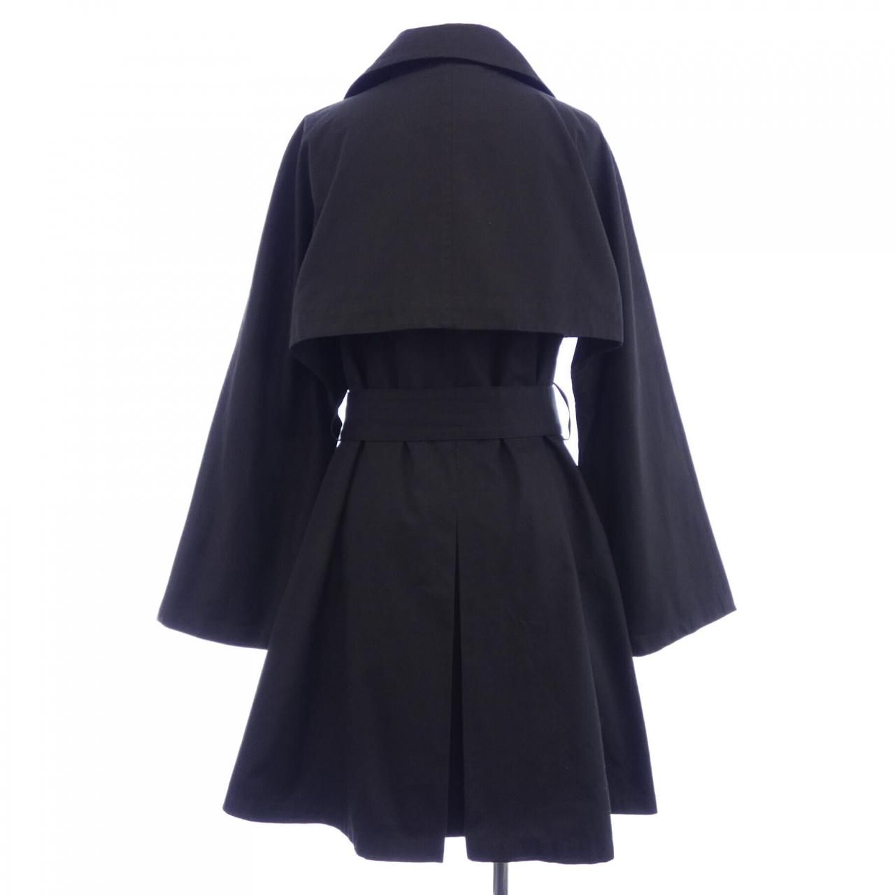 LIMI feu リミフゥ 2009AW ウールギャバ マントコート 黒 LIMI feu リミフゥ 2009AW ウールギャバ マントコート 黒 ヨウジ