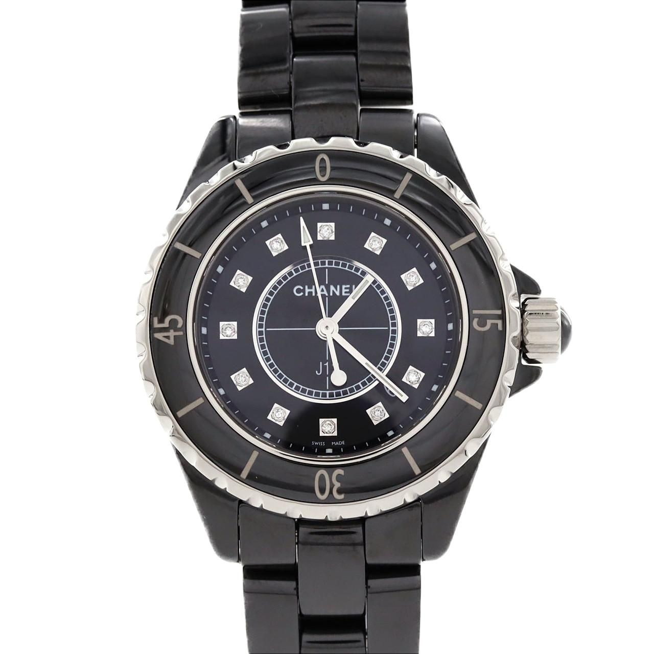 シャネル J12 33mmセラミック・12P H1625 セラミック クォーツ - メルカリ
