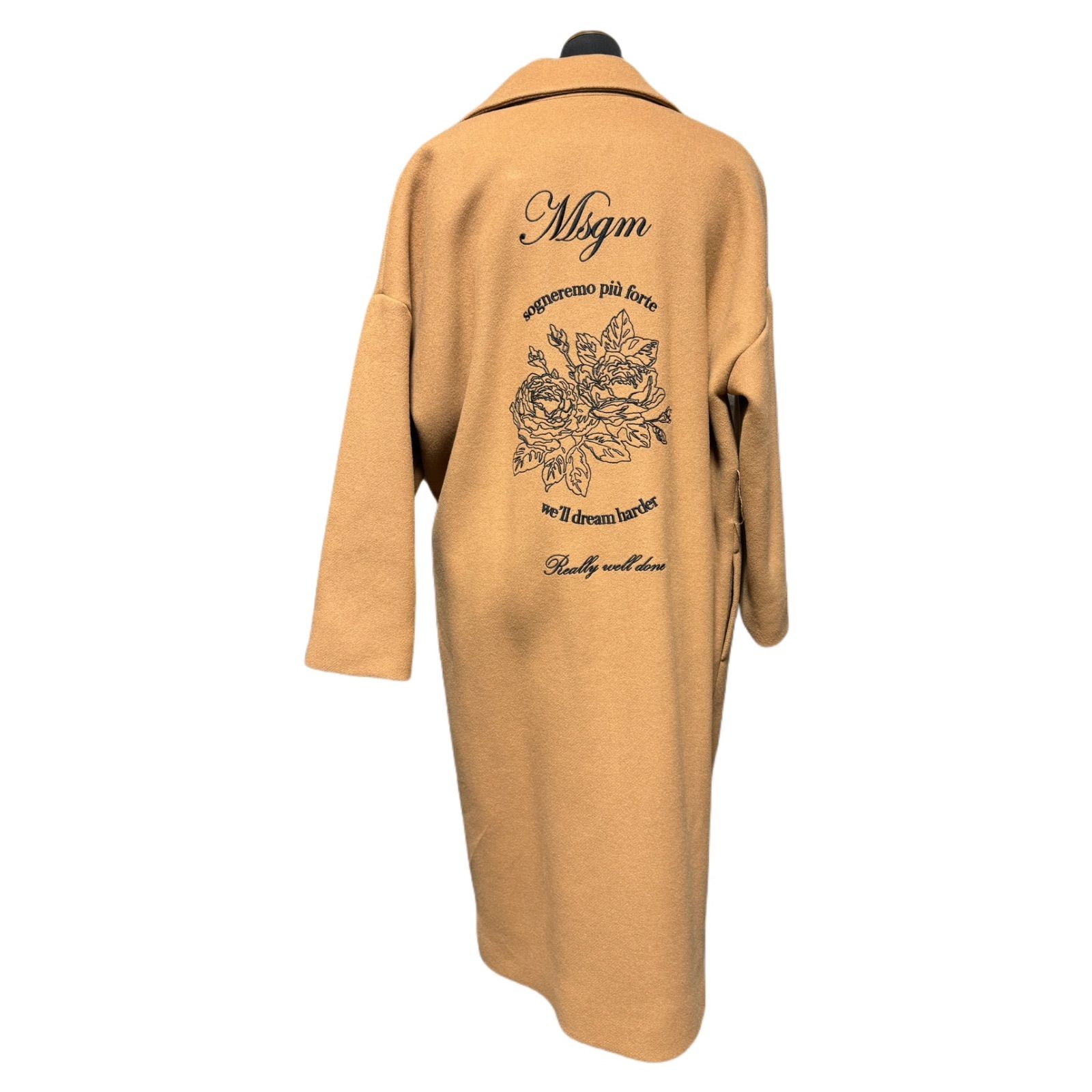 ロングコート MSGM ウールロングチェスターコート