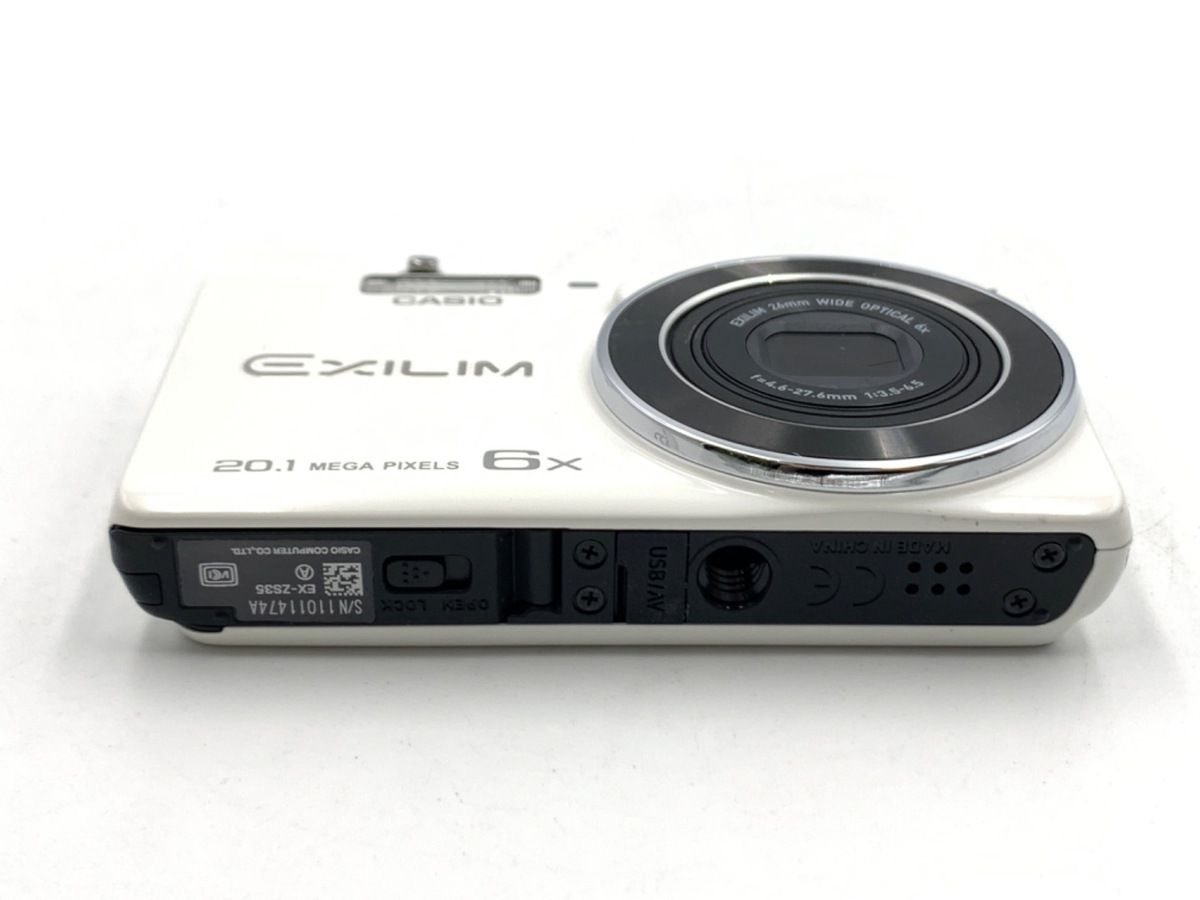 並品】 カシオ EX-ZS35 ホワイト