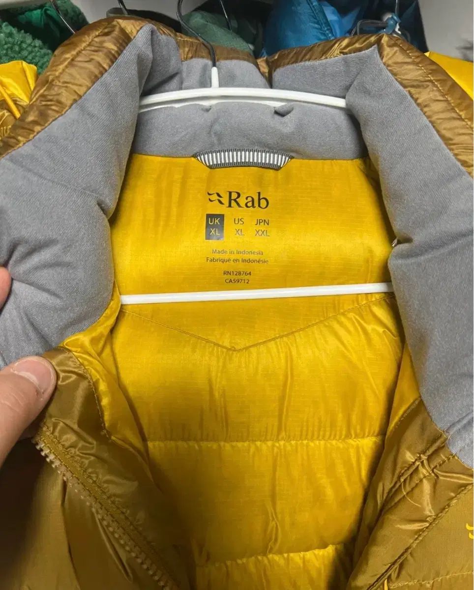 Rab 랩 エクシーアン プロ2 GOLD|イェロー