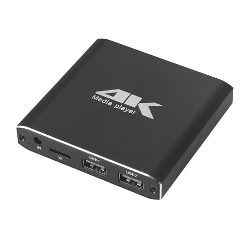 アルテマ 4 Kメディアプレーヤー マルチメディアプレーヤー 3840 2160 HD 1080 p対応 GBメモリ内蔵 HDMI USB AV HDD 出力対応 H 265 動画 音楽 写真 PPT PDF 再生対応 黒 日本語説明書付属e 5 e 71119 f